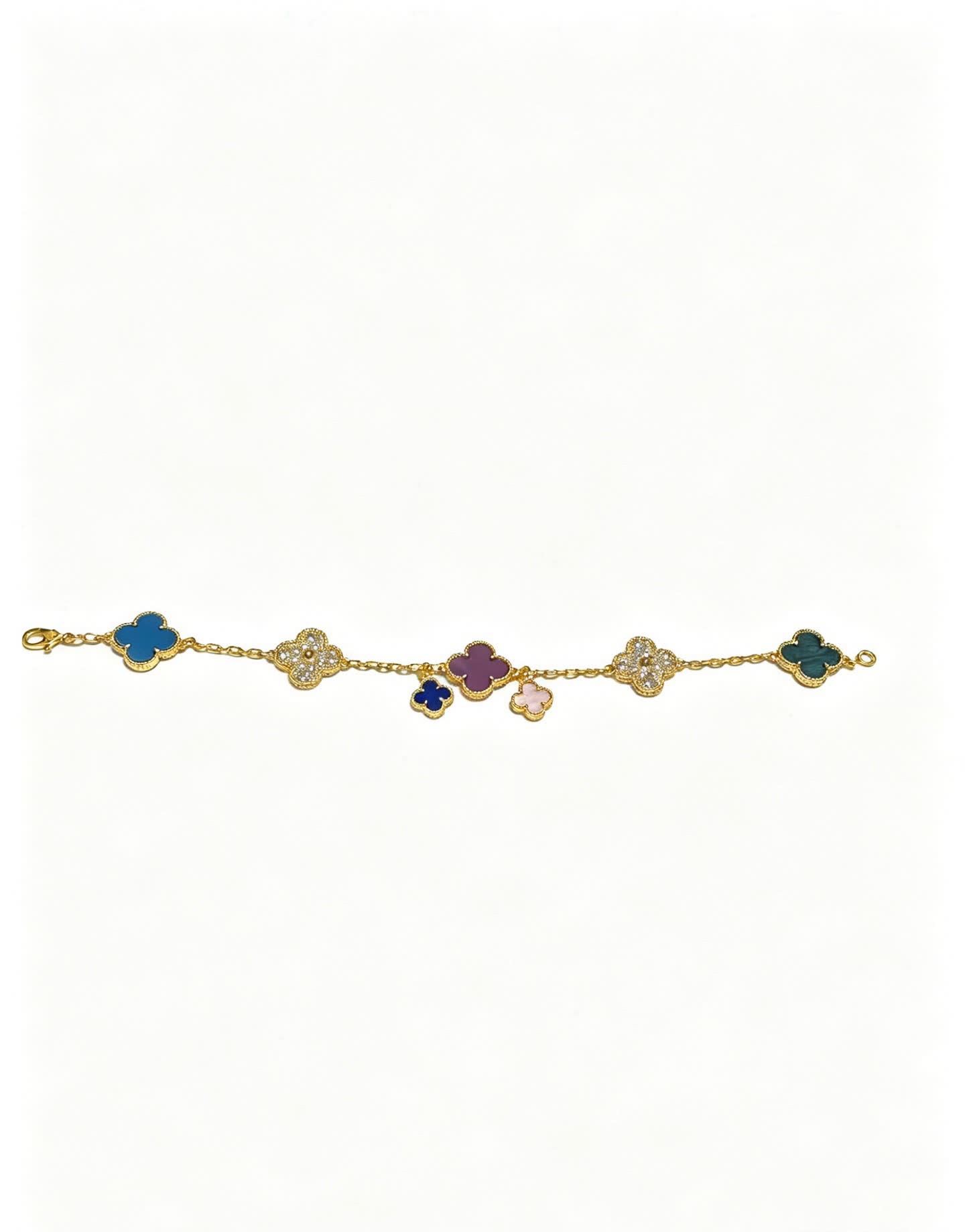 Van Cleef & Arpels Alhambra Multicolor Enamel Bracelet